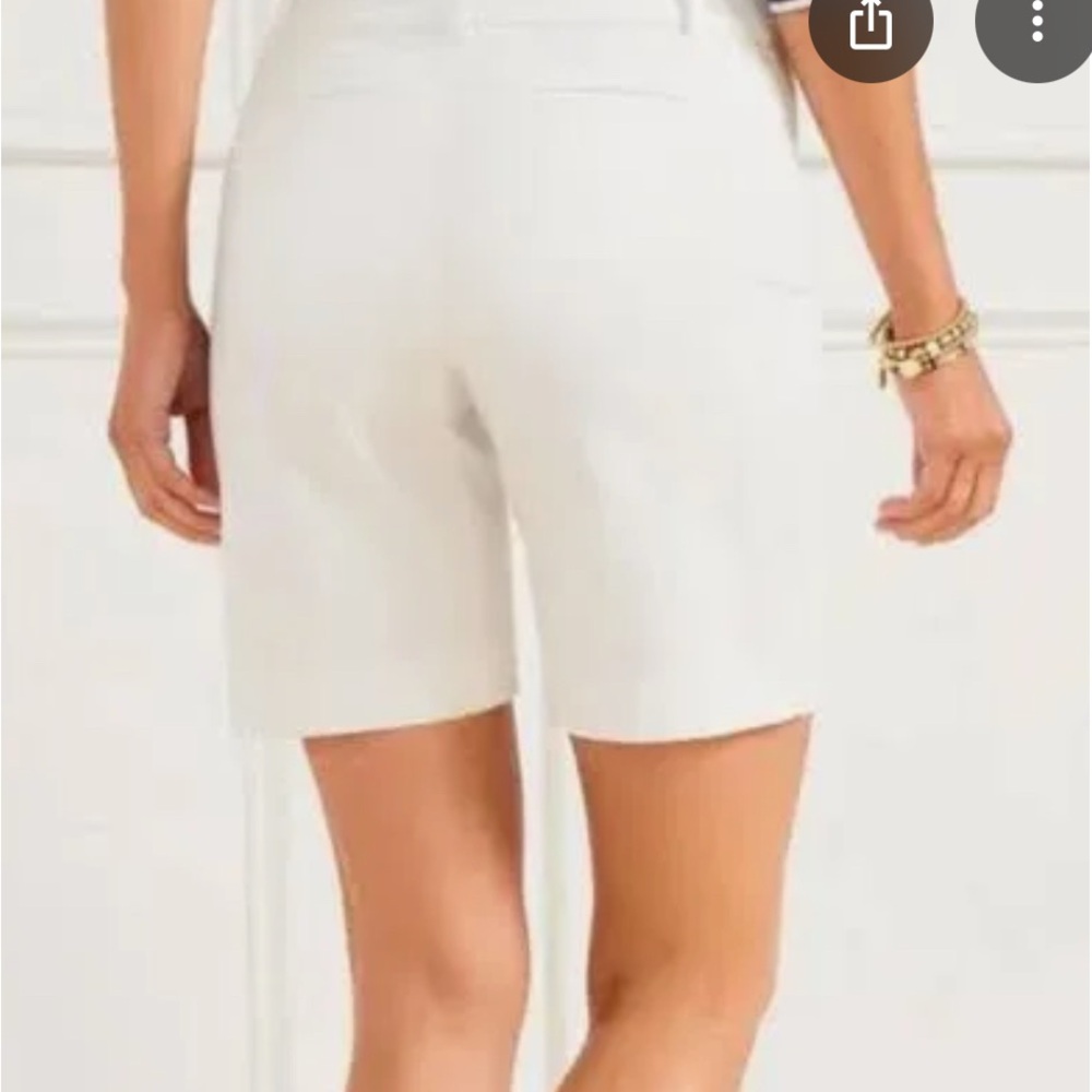 🔥NWOT🔥 Talbots White Twill Perfect Shorts - size 6 ✨✨✨